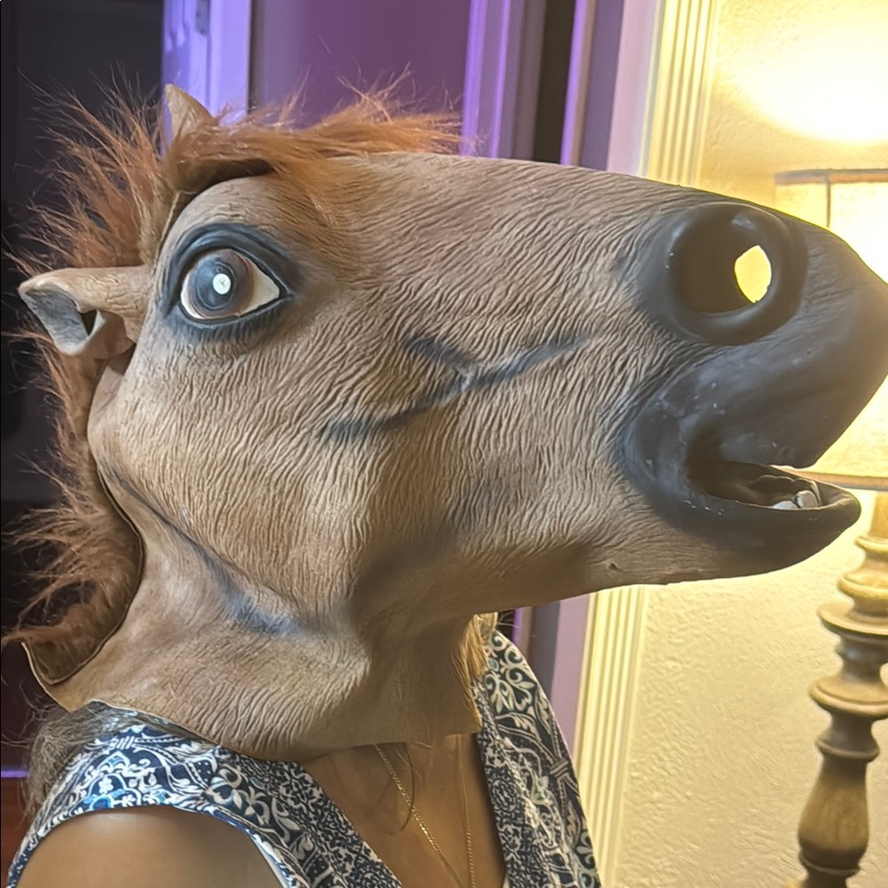 Realistic Horse Head Mask